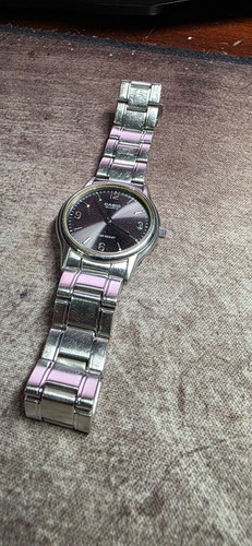 CASIO LADIES STAINLESS STEEL WATCH LTP-1218 NEW BATTERY