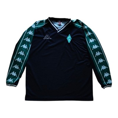 Werder Bremen FC x Kappa Vintage Training Football Long Sleeve Jersey Size XL