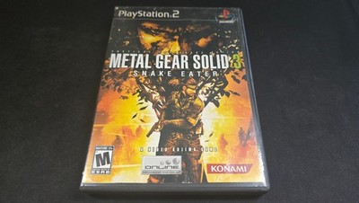 Metal Gear Solid 3 Snake Eater Sony Playstation 2 PS2 EX+NM cond disc COMPLETE-!