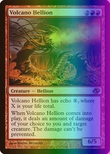 MTG Magic the Gathering Volcano Hellion (111/168) Planar Chaos LP FOIL