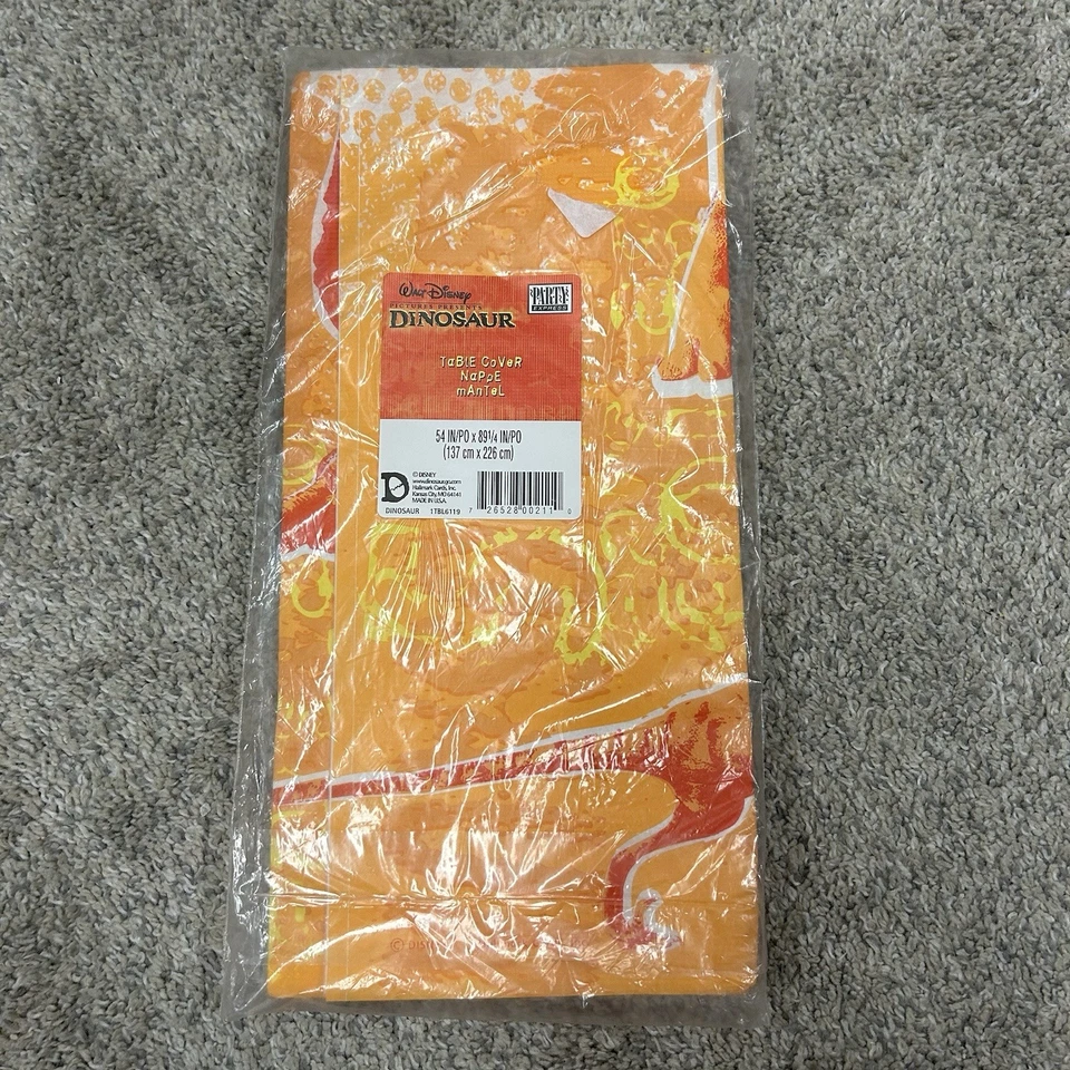 Mantel Disney Dinosaur Hallmark Party Express nuevo 59" X 89 1/4" Foto 2 de 4
