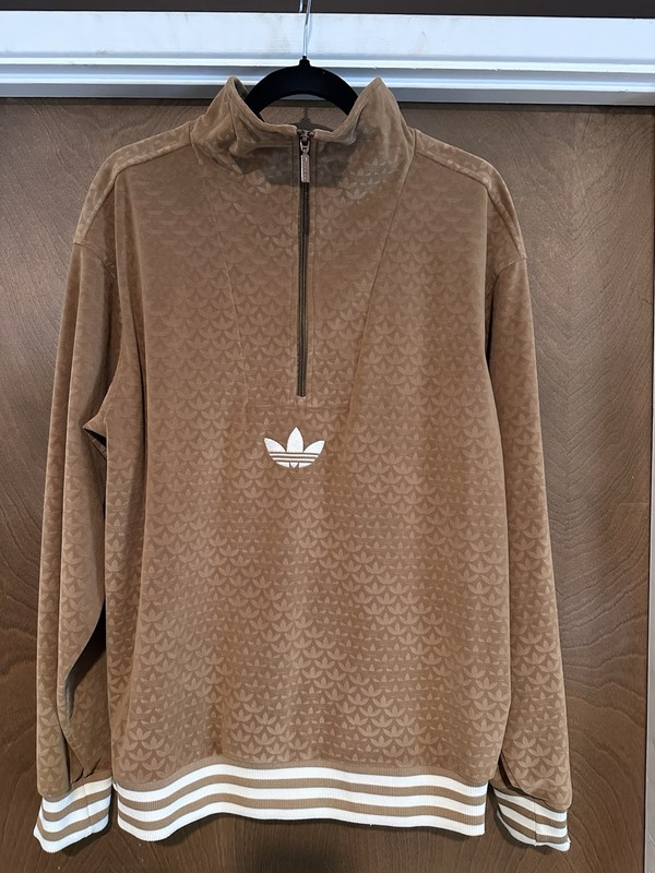 Adidas Originals Small Men’s Adicolor Heritage Now Funnel Velour Great Condition