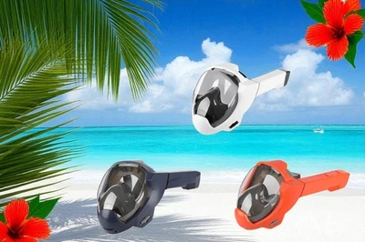 GENTLEMANS-SELECTION Vollgesichts Tauchermaske Snorchelmaske – Anti-Beschlag & ZERTIFIZIERT NEU