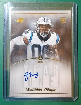 Jonathan Mingo 2023 Panini Luminance Rookie Year One BLUE Auto