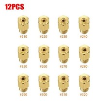 12x Carburetor Main Jet Kit For Mikuni VM TM Carb #210 #320 Jets Motorcycle