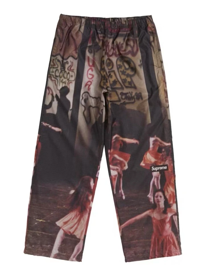 Pantalon de survêtement Supreme Reflective Ripstop « Ballerine » SS25 neuf scellé taille L