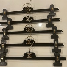 Authentic CHANEL Hangers Dress Pants Suit -14”-Long Adjustable Velvet  Lot of 5