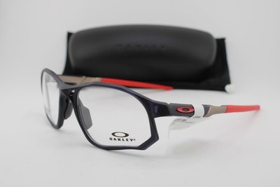 NEW OAKLEY OX8171-0255 TRAJECTORY GREY SMOKE RED AUTHENTIC