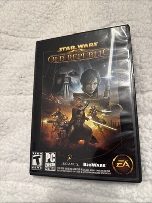 Star Wars The Old Republic PC DVD ROM Video Game - 3 Discs, Complete Set In Box