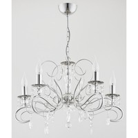 Chrom Glamour Klassisch Leuchter Kronleuchter 5X40W/E14 57X68 [Cm]