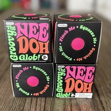 Schylling NeeDoh The Groovy Glob Squishy Sensory Novelty Fidget Toy RARE 2018