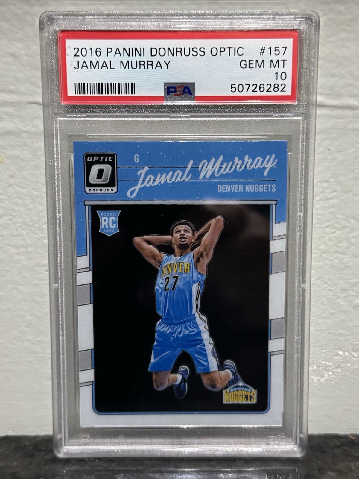 Jamal Murray 2016 Panini Donruss Optic #157 Basketball Rookie RC PSA 10
