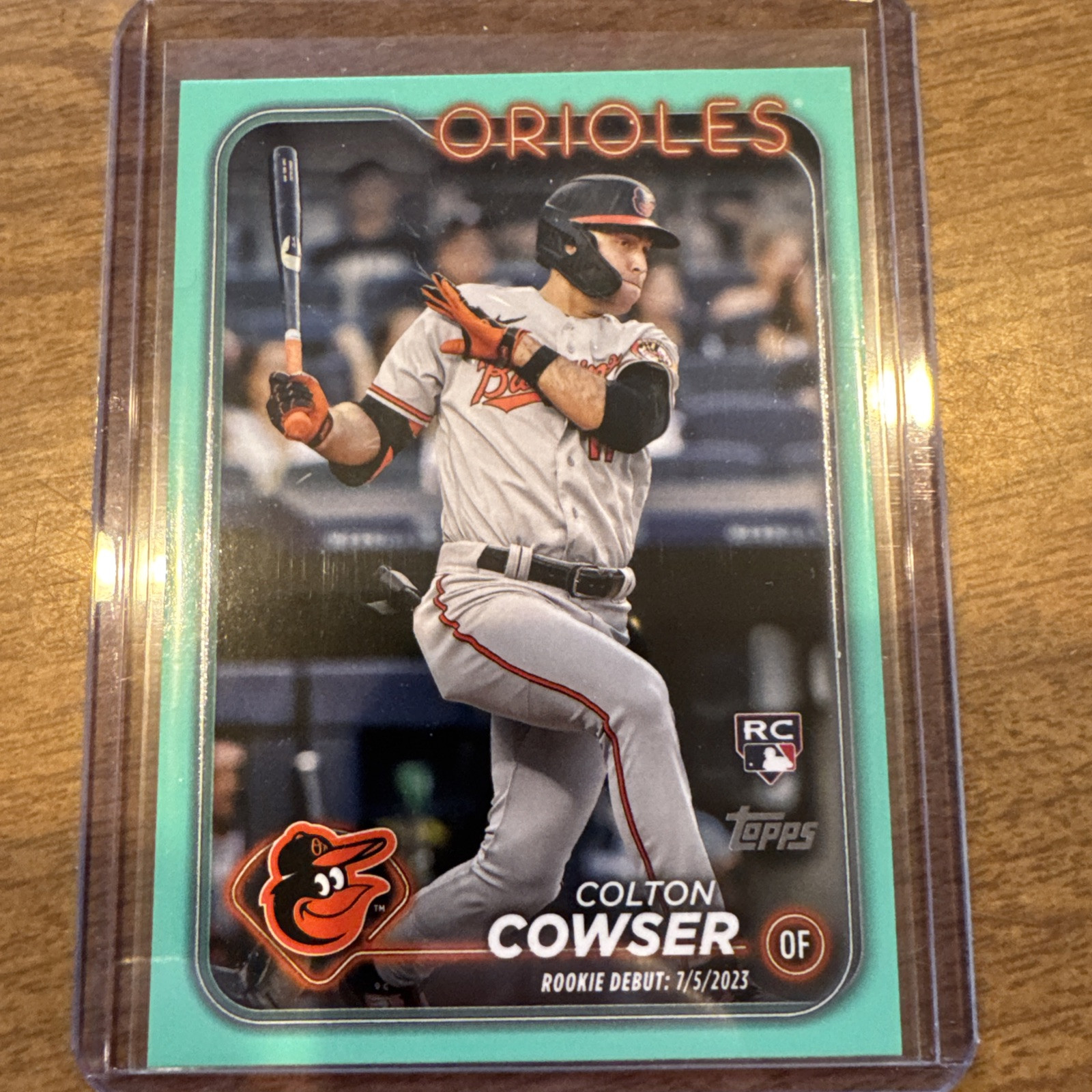 2024 Topps Update Series - Rookie Debut Aqua #US72 Colton Cowser (RC)