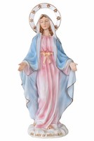 Madonna Skulptur – Veronese Sakrale Figur Vintage Stil Handbemalt