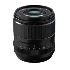 FUJIFILM XF 33mm F1.4 R LM WR Mirrorless Lens - Black