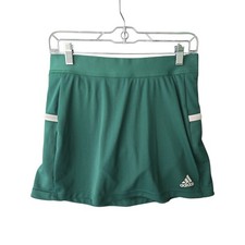 Adidas Climalite Womens Tennis Skirt Shorts Green Athletic Athleisure Size M
