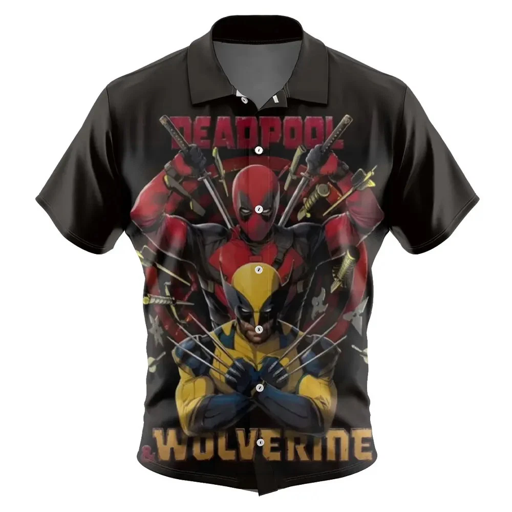Disney Deadpool And Wolverine Trendy Hawaiian Shirt Exclusive Design