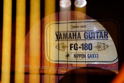 Yamaha Fg180 Light Green Label 1966 68 Made Early Full Original