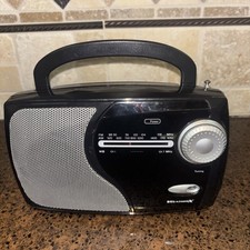 WR282B Portable Weather Radio in Black - Emergency NOAA Radio  AM/FM, discount