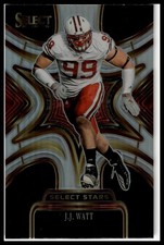 2023 Panini Select Draft Picks #SS-JJ J.J. Watt Select Stars Silver Prizm