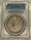1900 O Morgan Silver Dollar PCGS Graded MS 64 Slight toning around the rim