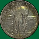 1917 Type 2 Standing Liberty Quarter Extremely Fine XF Coin #40272