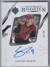 Clayton Keller 2017-18 Ultimate Collection Ultimate Rookie Auto #/99