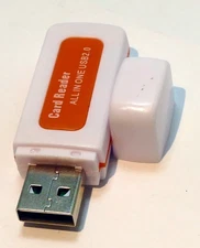 USB 2.0 Micro SD SDHC TF Card Reader Memory for PC Laptop Camera All in One