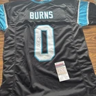 Brian Burns Signed Carolina Panthers Black Football Jersey Auto  - JSA COA