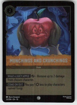 GGC - 12 Cold Foil Munchings and Crunchings 33/204 Common Whispers in the Well