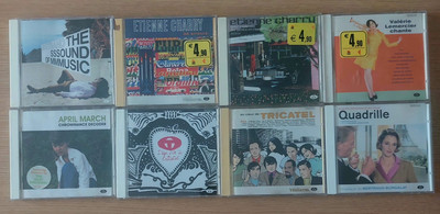 Bertrand Burgalat/Valerie Lemercier/Etienne Charry/April March...8 CD TRICATEL