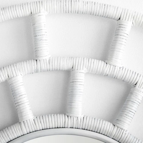 Cyan Design 11696 Comoros White Mirror, Small - Picture 2 of 3