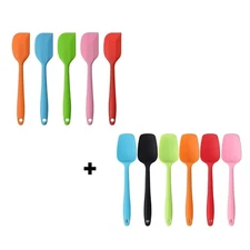 5-piece 8.5 inch Small Spatulas + 6-piece 8.2 inch Small Spoon Spatulas