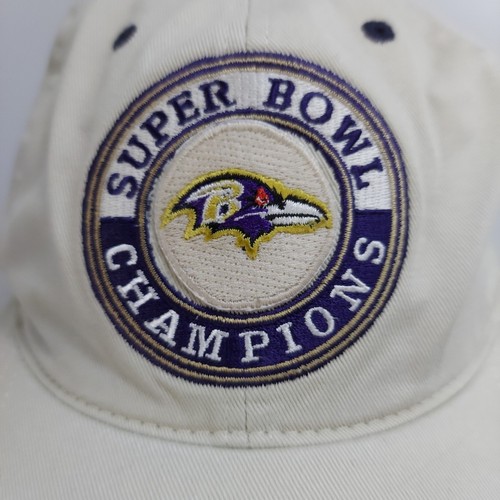 CAPPELLO BERRETTO BALTIMORE RAVENS NFL SUPER BOWL XXXV CHAMPIONS MAI INDOSSATO - Foto 5 di 14