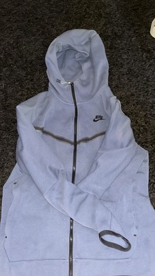 Nike tech fleece Herren  Kapuzenpullover S blau Baumwolle Kapuze Logo Zip