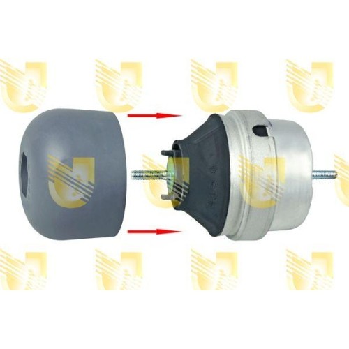 Vibrations moteur Audi VW stoppées avec le support droit Unigom 396200