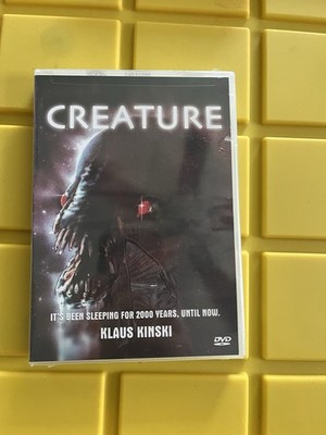 Creature DVD Klaus Kinski Horror Genre New Sealed Rare OOP Free Shipping