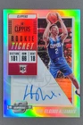 2018 Contenders Optic Shai Gilgeous-Alexander RC Season Ticket Silver Auto #114
