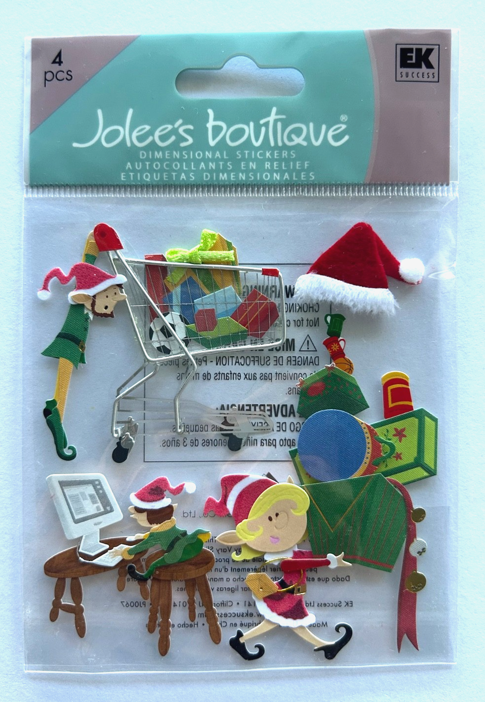 Jolee's Boutique (SANTA'S ELVES AT WORK) Dimensional Scrapbooking ...