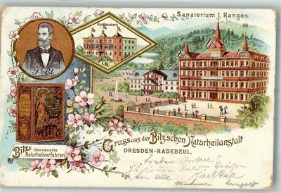 13587461 - 8122 Radebeul Bilzsche Naturheilanstalt  Portrait F.E. Bilz Kurhaus