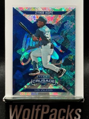 2025 Panini Crusade - Crusade Zyhir Hope #71 Blue Cracked Ice Prizm