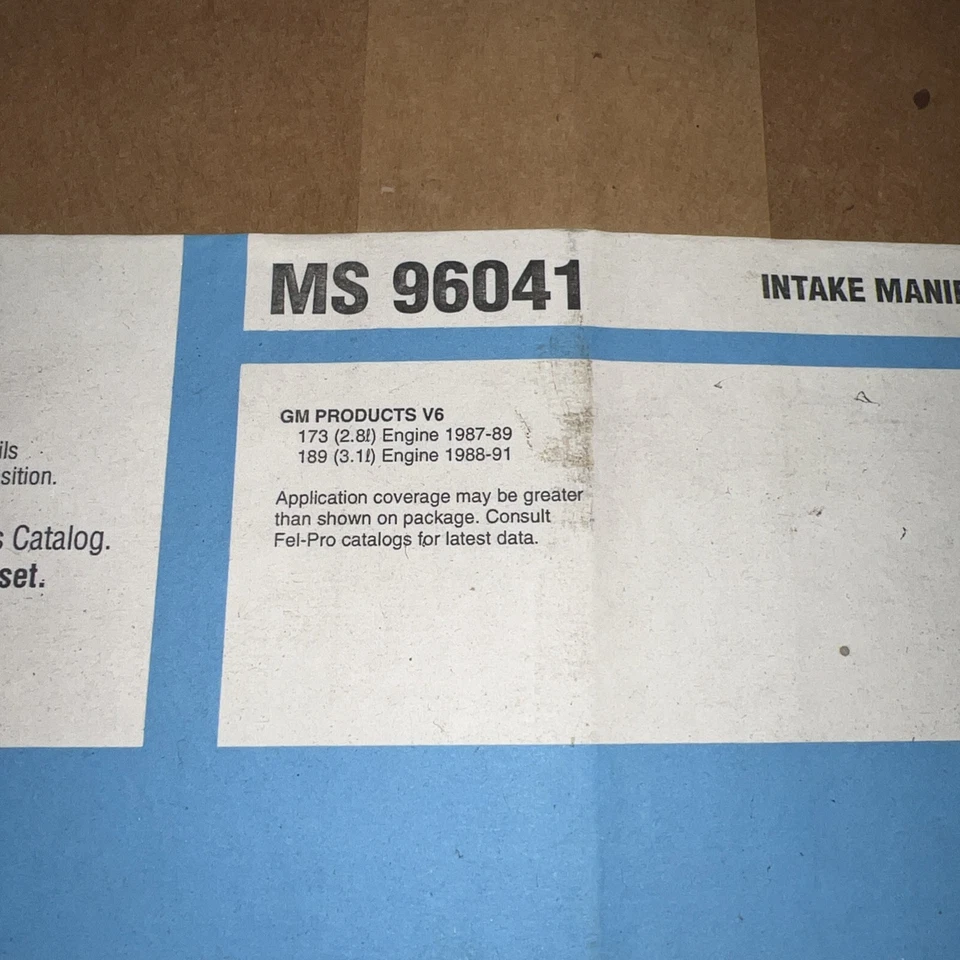 NOS Fel-Pro MS96041 Intake Manifold Gasket Set! F+S! - Image 2 of 4