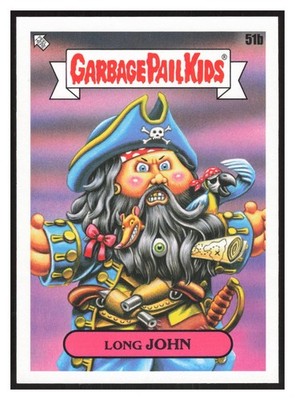 2022 Topps Garbage Pail Kids: Book Worms #51b Long John