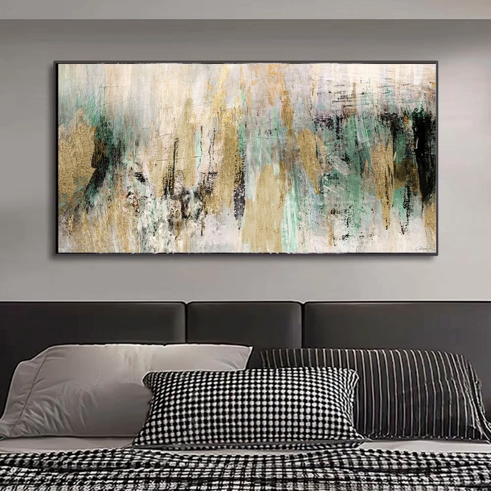 Abstract Canvas Painting Canvas Wall Art Wall Posters Prints Art Wall Pictures - Image 4 of 4