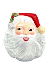 Christopher Radko - Shiny Brite Large Santa Plate #4016970