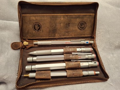 5er Set Rotring 600 Kugelschreiber/Bleistift/3 in 1 & Füllhalter Set. Alles funktioniert einwandfrei. 