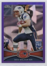 2012 Topps Chrome All-Pro Retail Purple Refractor /499 Wes Welker #129