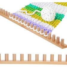 52" Chunky Knitting Loom for Blanket Making   Foldable Wood Frame