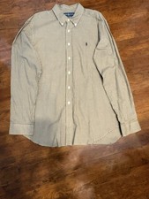 NWOT Men s Ralph Lauren L/Sleeve Button Down Shirt Size XL Classic Fit