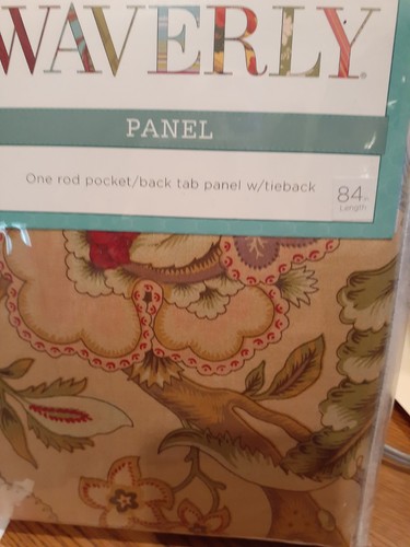 Lot of 4 panels Waverly 52"x84"(Imperial Dress Antique)for 2 windows. NEW! - Picture 5 of 5